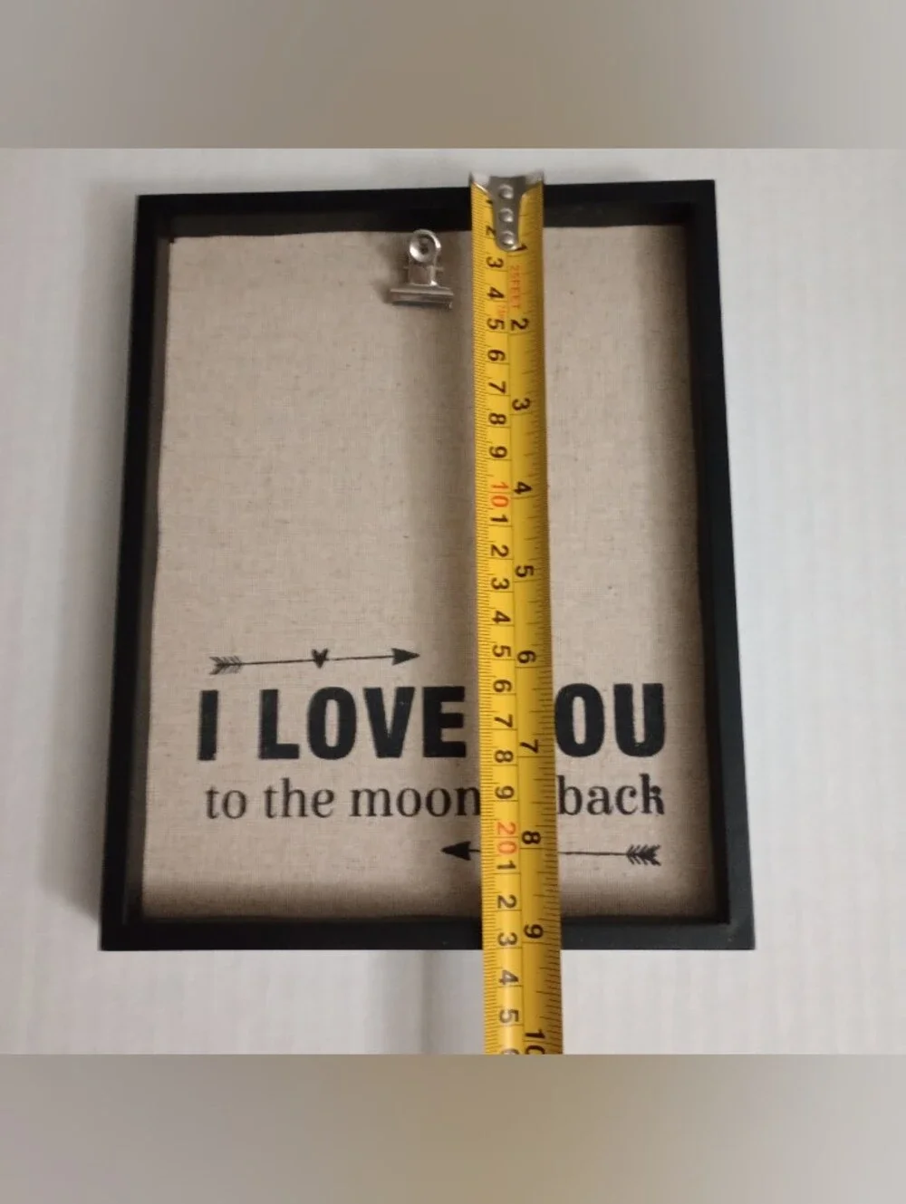 Mainstays I Love You To The Moon & Back Clipboard Frame For 4x6 Photo